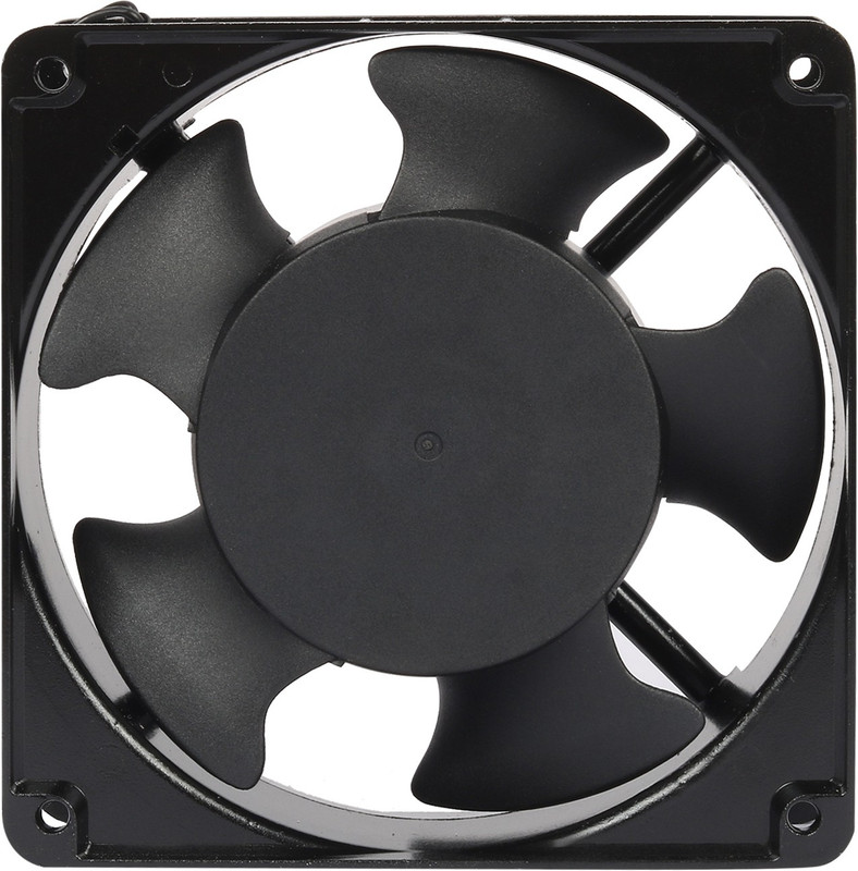 VENDOZ Combo 2 Pieces 4.75" Inch Metal body for Kitchen Bathroom 120 mm Exhaust Fan(Black)