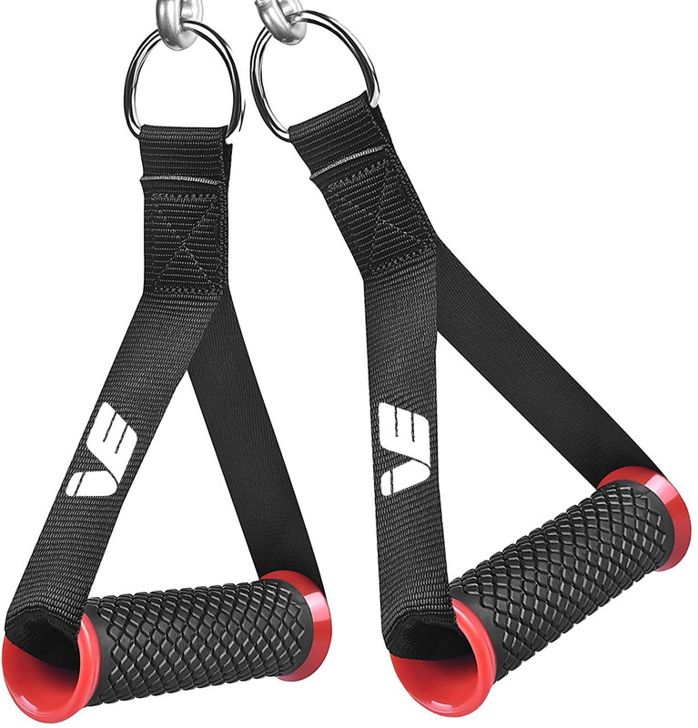 ivee international Cable Handles For Cable Machines and Bowflex, Heavy Duty Exercise Hand Grips-1Pair Hand Grip/Fitness Grip
