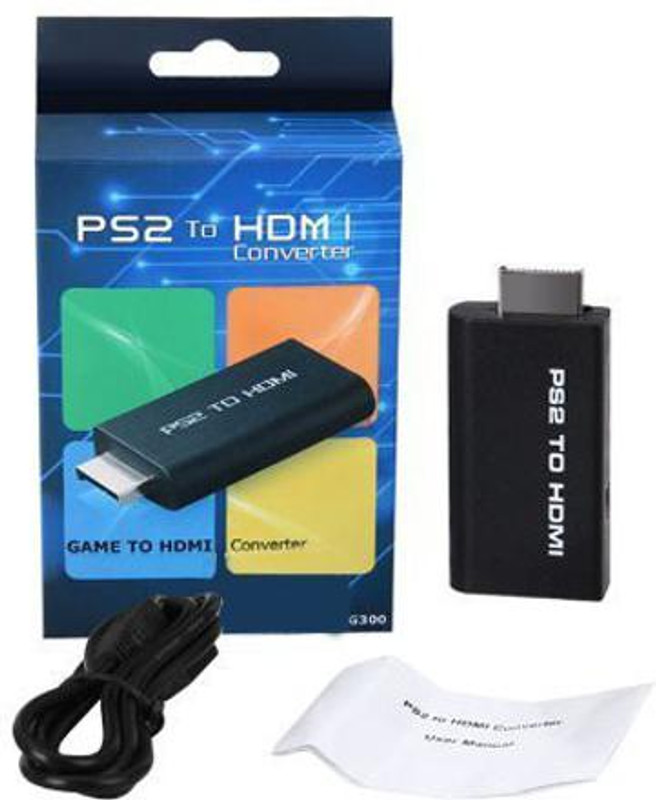 BVG PS2 To HDMI Converter Game To HDMI Video Audio Adapter  Gaming Accessory Kit(Black, For PS2)