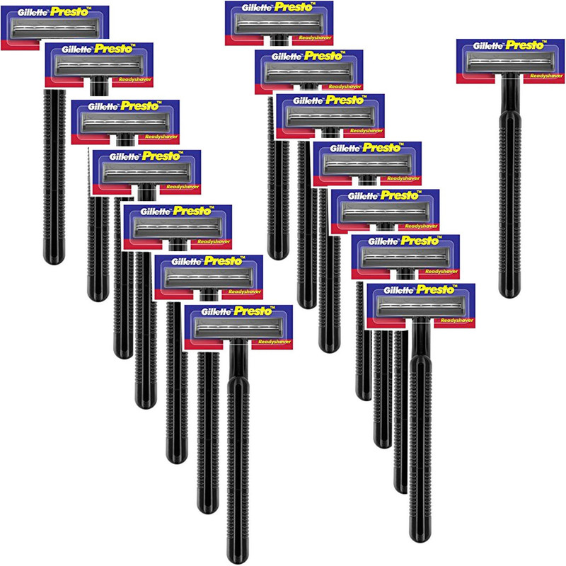 Gillette Presto Razor pack of 16, Men(Pack of 16)