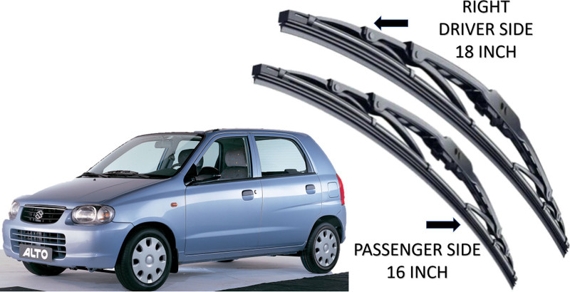 MRIDUM SILICONE Windshield Wiper(40 cm, Passenger And Driver Side Wipers, Pack of: 2)