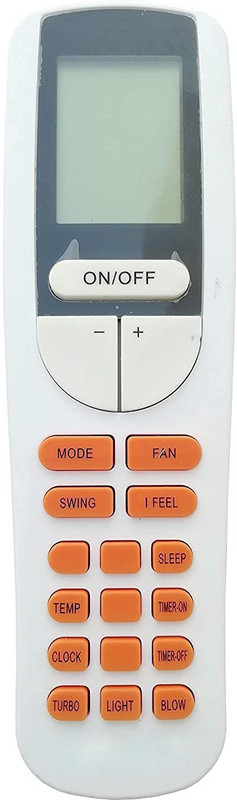 LipiWorld 205 AC Compatible For Midea AC Remote Controller(White)