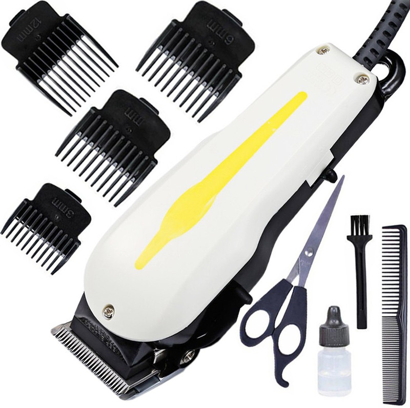 KE MEY Professional man corded hair trimmer electric hair shaver barber tools for unisex adults White Pet Hair Trimmer