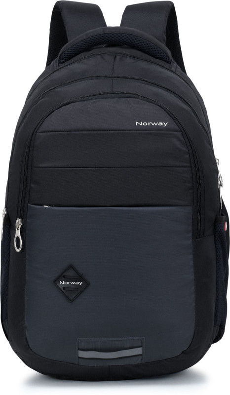 Norway Laptop Backpack Pheonix 15.6 inch official Unisex Laptop Backpack/Office Bag/School Bag/College Bag/Business Bag/Unisex Travel Backpack 30 L Laptop Backpack(Black)