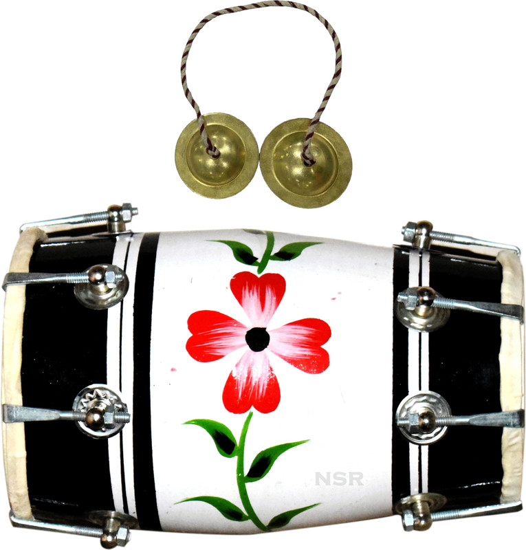 NSR Traders NSR.TRADERS Baby Dholak Best Quality 01 Nut & Bolts Dholki(Multicolor)