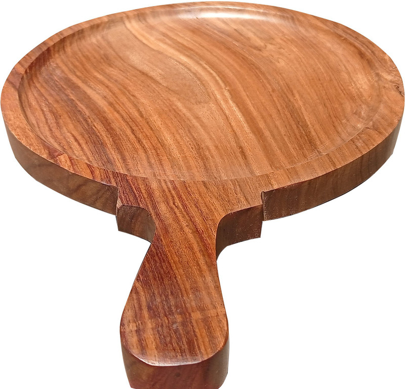 SWH Wooden Pizza Serving Tray Pizza Tray(Microwave Safe)