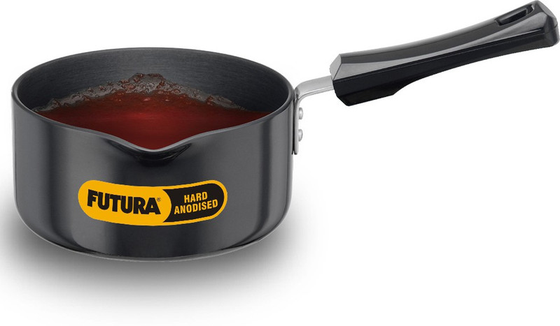 Hawkins (AS10) Sauce Pan 14 cm diameter 1 L capacity(Hard Anodised)