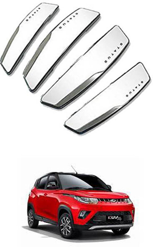 APICAL Plastic Car Door Guard(White, Pack of 4, Mahindra, KUV100)