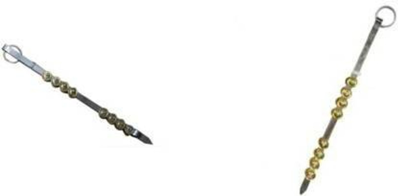 SG MUSICAL SGM-C17 COMBO OF 2 (16 JINGLES) Iron Chimta Chimta Instrument