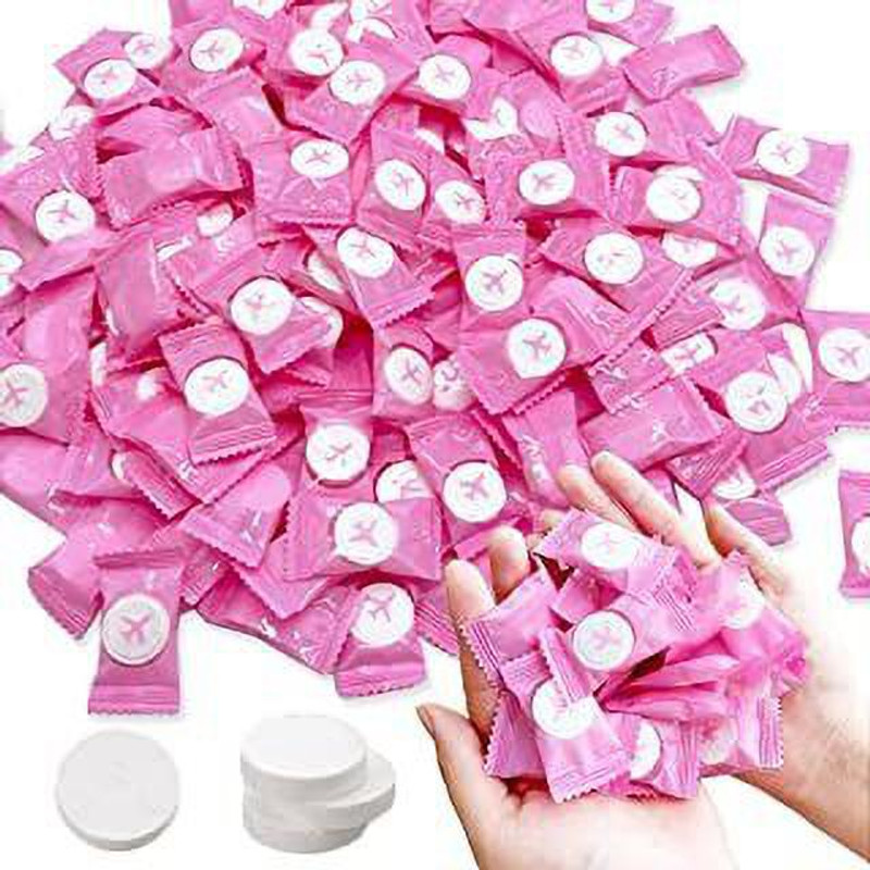 RENUMAX Cotton Compressed Towel with Disposable Multipurpose Facial Wipe/Magic Tablet Coin Tissue , Personal Care Facial Towel Non-woven Compressed Magic Coin Tissue[50 PCS](50 Tissues)