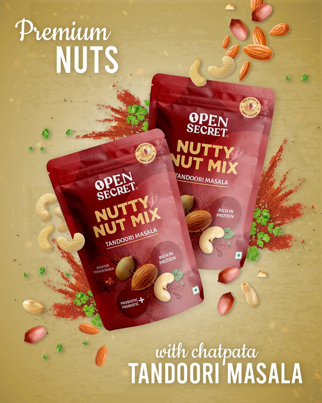 OPEN SECRET Nutty Nut Mix | Pack of 2 |...