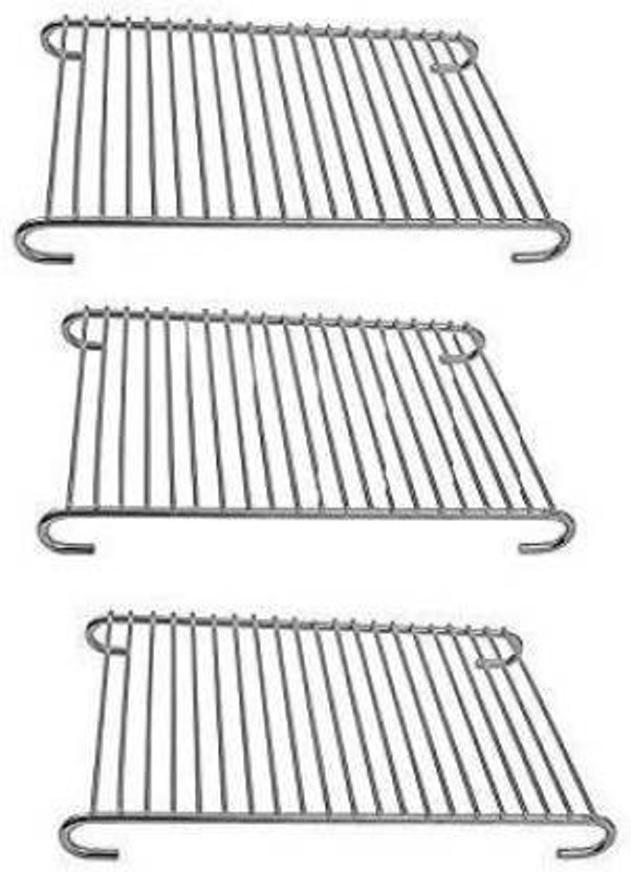 OYSTIO Stainless Steel Hot Plate Stand CHROME Trivet(Pack of 3)