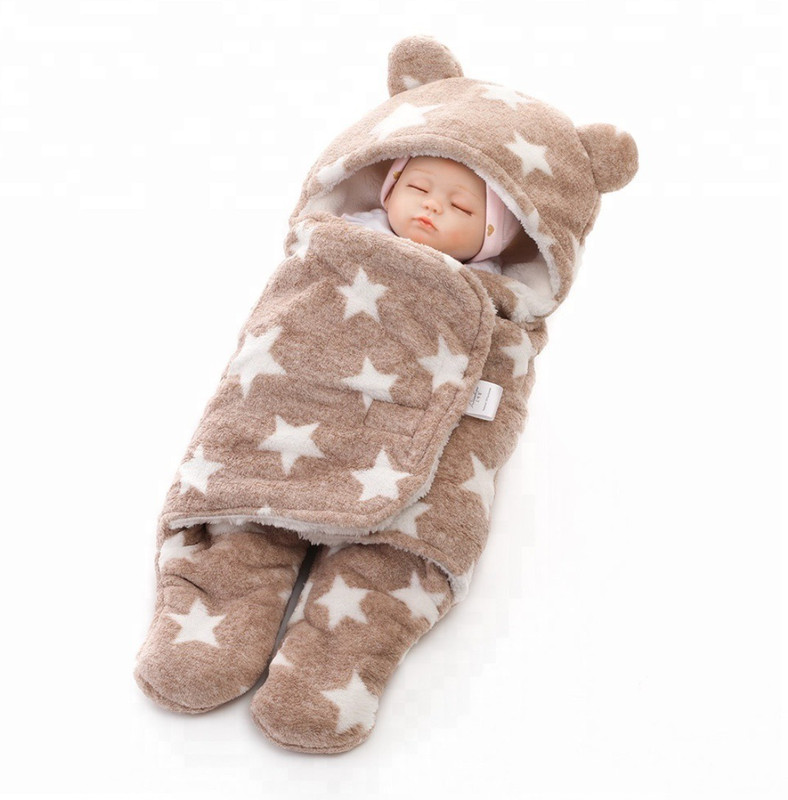 BRANDONN All Season Wearable Hooded Full Body Cover Baby Sleeping Bag For Babies Sleeping Bag(Beige)