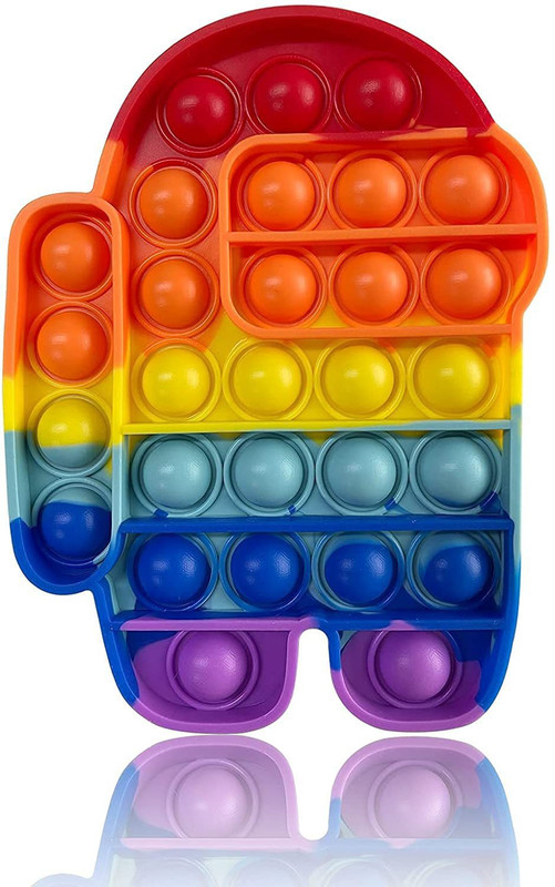 WHITE POPCORN Great Fidget Toy Sensory Toys Novelty Gifts For Girls Boys Kids Adults (Robot 1)(Multicolor)