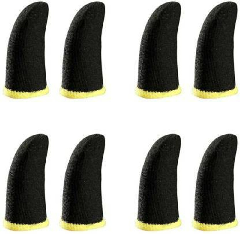 Ruhi Collection Breathable Mobile Finger Sleeves Touch Game Controller Trigger for Pubg Finger Finger Sleeve(Pack of 8)