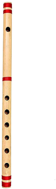 BestBrother G Scale Medium Bansuri Holes 17.5 inches Bamboo Flute Bamboo Flute(43 cm)