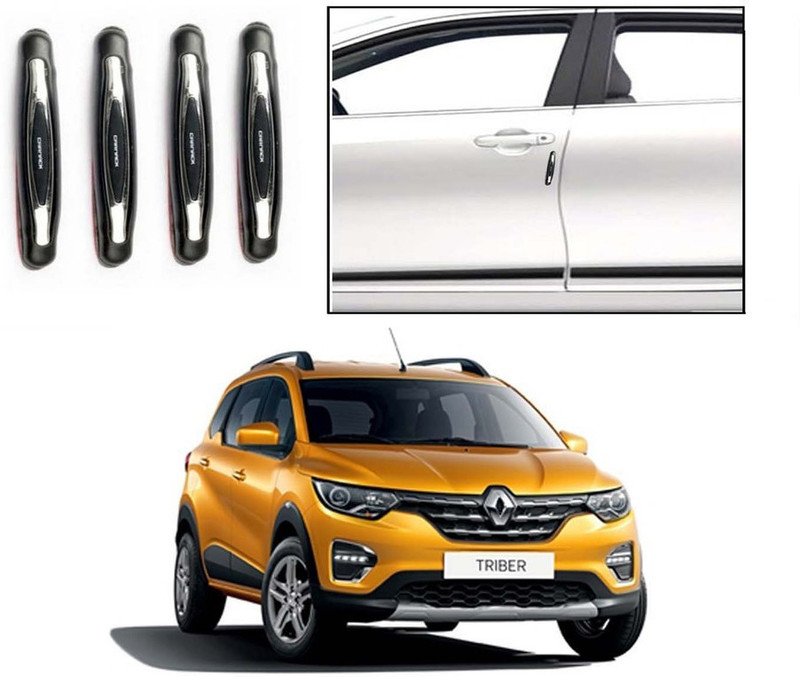 Auto E-Shopping Plastic Car Door Guard(Black, Pack of 4, Renault, NA)