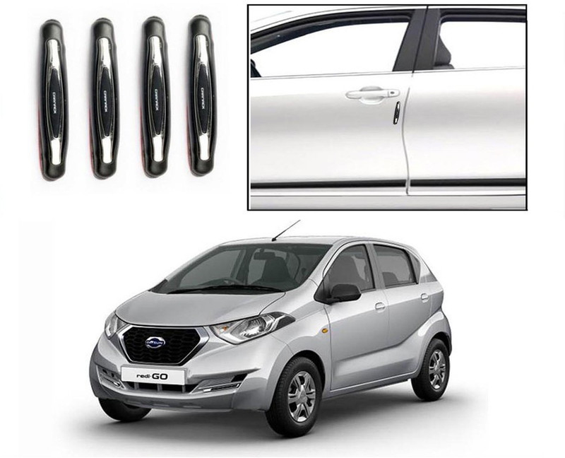Carnack Plastic Car Door Guard(Black, Pack of 4, Datsun, NA)