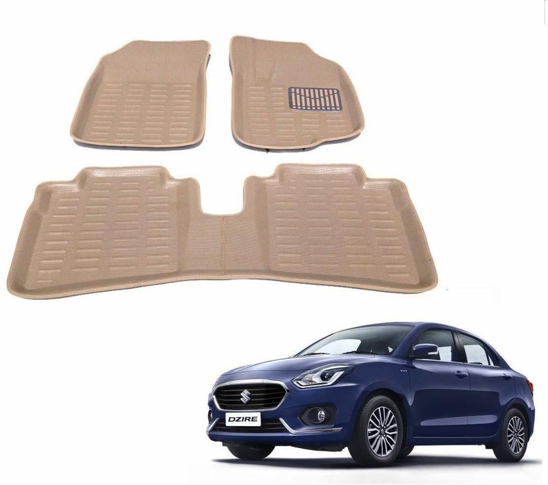 KOZDIKO Plastic 3D Mat For Maruti Suzuki Swift Dzire(Beige)