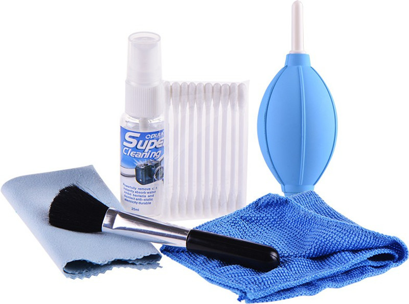 VIBOTON KCL-4060 for Computers, Laptops, Mobiles(Professional 6-in-1 Cleaning Kit for Cameras & Sensitive Electronics (Includes: Air Blower, Cotton Swabs, Suede + Micro-Fiber Cloth, Cleaning Brush, Cleaning Solution))