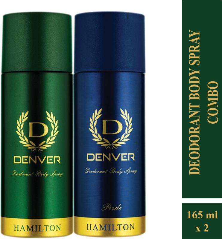Denver Hamilton and Pride Deo Combo (Pack of 2) Deodorant Spray -...