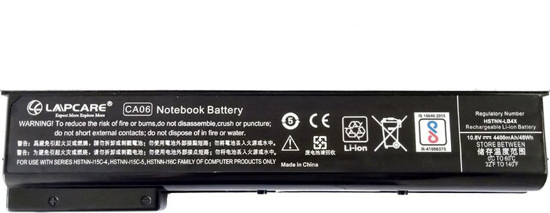 LAPCARE CA06 4400mAh 10.8V 6 Cell Lithium-ion Battery For ProBook 640 G1/645 G1/650 G1/655 6C 6 Cell Laptop Battery