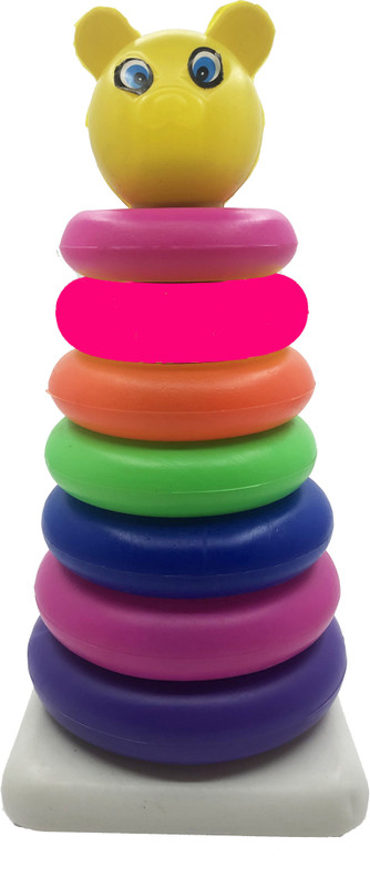 jmv Ring Toys for Kids Duck Rings Set of 7 Colorful Ring(Multicolor)