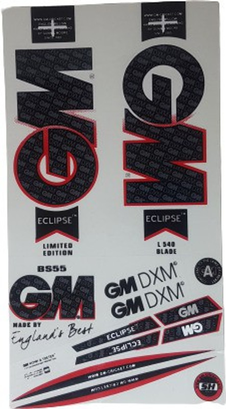 Kyrios GM Cricket Bat Sticker ECLIPSE Limited Edition L540 Self Adhesive Bat Sticker(Multicolor)