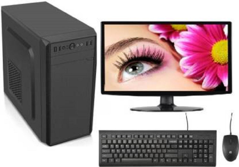 TECH- Assemblers Basic Core i3 (4 GB DDR3/500 GB/Windows 10 Pro/15 Inch Screen/1702_01)(Black)