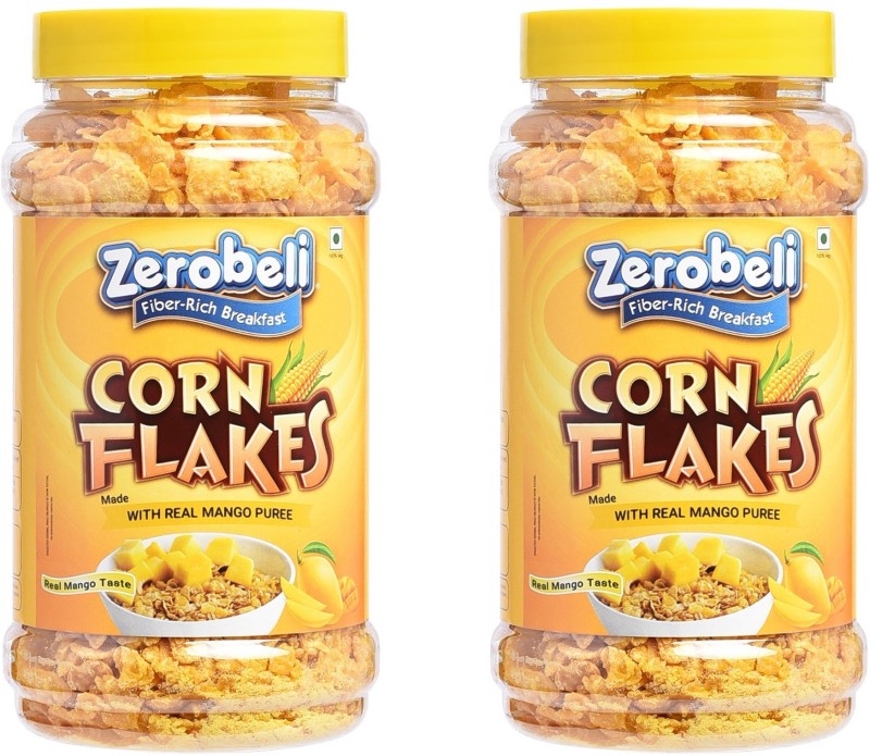 Zerobeli Real Mango Corn Flakes Plastic Bottle