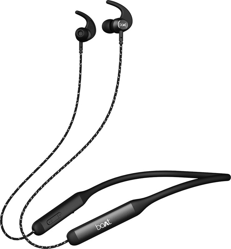 boAt Rockerz 333 Bluetooth Neckband, Upto 30H Battery, ASAP Charge, Dual Pairing,IPX5 Bluetooth(Active Black, In the Ear) - 68% off at DetectaDeal
