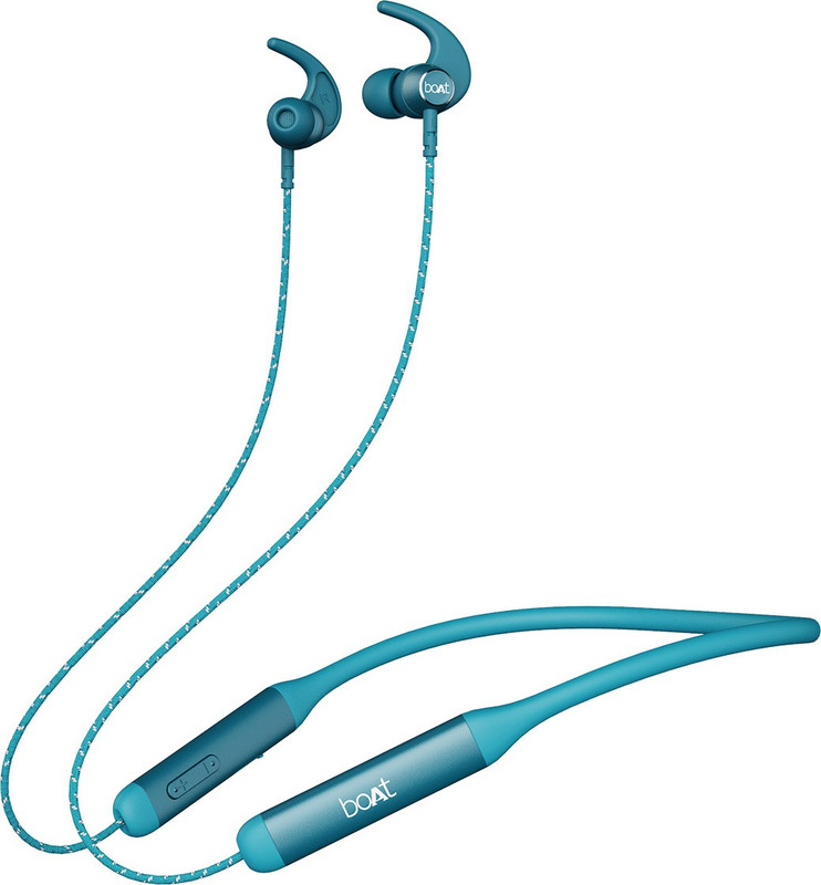 boAt Rockerz 333 Bluetooth Neckband, Upto 30H Battery, ASAP Charge, Dual Pairing,IPX5 Bluetooth(Teal Green, In the Ear)