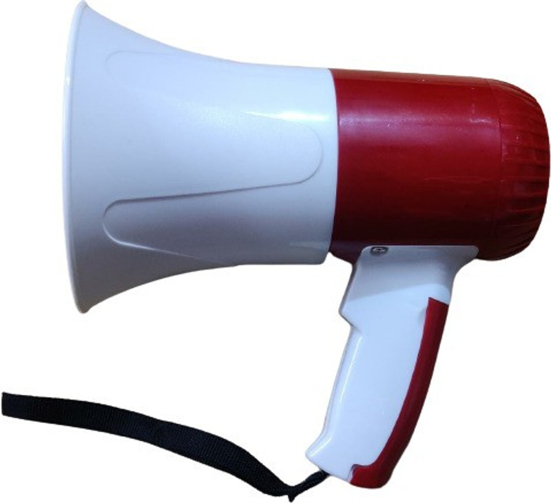 MME 40 watts loud sound Portable Handheld Megaphone for Announcement with Recorder, USB and Memory Card Input. Talk, Record, Play, Siren, Music 619u Outdoor PA System(40 W)