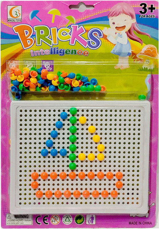PRIMEFAIR Bricks Intelligence Learning Board To Make The Child's Mind Smart Pack Of 1(Multicolor)