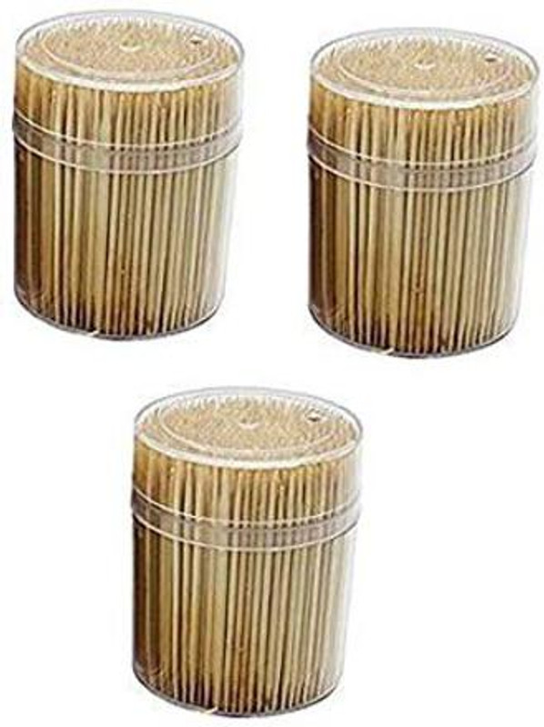 Global Venders Pack of (150) Wooden Dental Floss Tooth Picks.(Pack of 150)