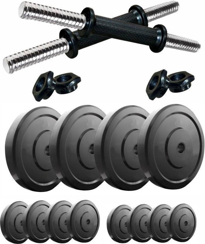 STARX 24KG COMBO PVC unbreakable gym set Adjustable Dumbbell(24 kg)