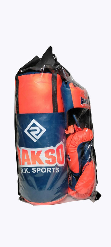Rakso Boxing kid set 19 ich kid set filled set kit Standing Bag(Medium size, 19 inch)