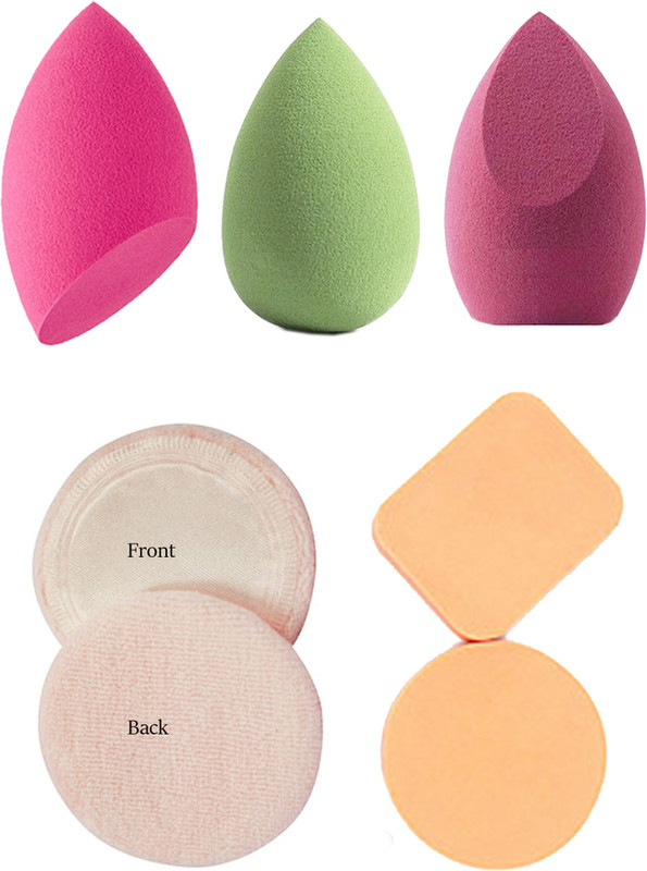 MGP FASHION Sponge Puff Cleansing Facial Sponges Cosmetic Puff Face Cleaning Washing Puff Beauty Makeup cream, mousse, concealer .Foundation Beauty Blender (Multicolor)(Multicolor)