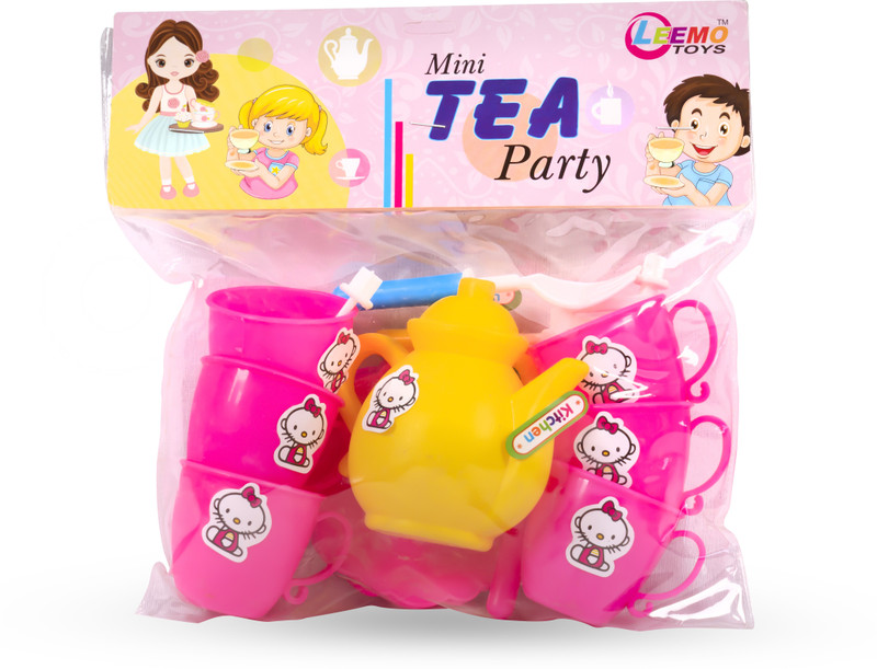 Divykri Tea Set Tea Party Pretend Playset for Kids