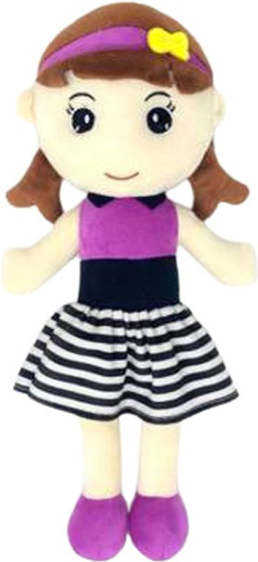 Galaxy Corporation Latest Beautiful Super Soft Hug-gable Sweet Doll For Girls - 55 cm(Purple)
