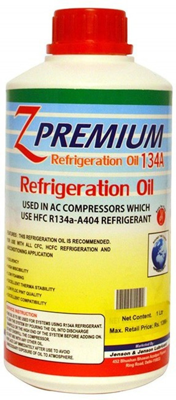 Z Premium 981426797111 Z Premium Refrigeration Oil R 134A -1 litre Coolant(1 L, Pack of 1)