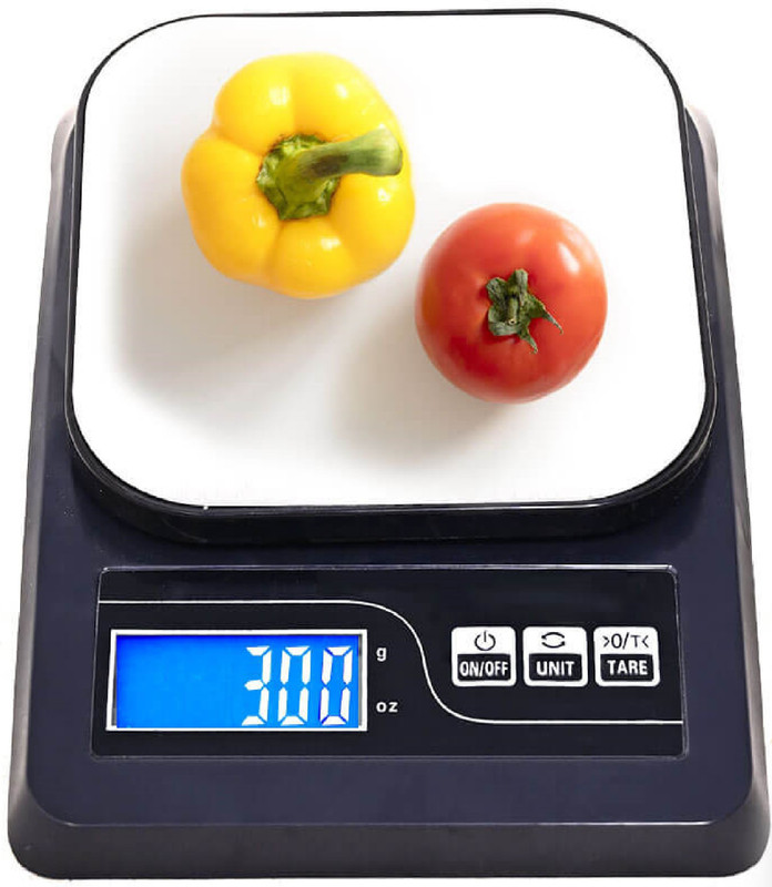 Glancing Digital Food Kitchen Scale, Multifunctional Weight Measuring for Cooking and Baking in Grams/Ounces, Auto Shut-Off, Black (Batteries Included) Weighing Scale(Black)