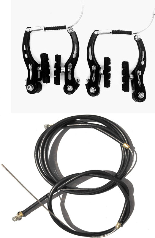 NNBS BIYCYCLE SOFT POWER BREAK WITH WIRE SET COMBO Bicycle Brake Disk(15 cm)