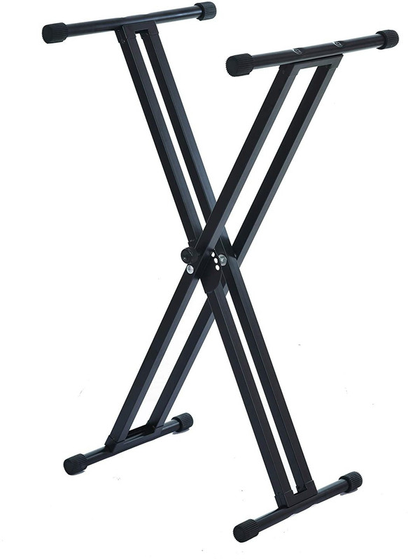 Corslet Piano Stand Keyboard Stand 61 Keys Musical Keyboard Stand Double-X Adjustable Digital Piano Stand