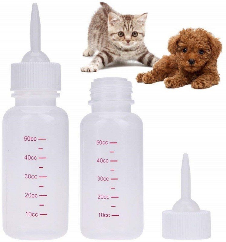 Rvpaws Cylinderical Plastic Pet Bottle(100 ml White)