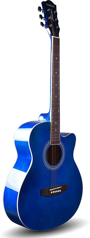 KADENCE KFNTR-BLU (Guitar Frontier Series, Blue Acoustic Guitar)(with Online Classes) Acoustic Guitar Spruce Spruce(Blue)