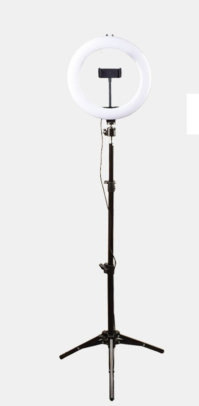 Wrapo Ring Light 10" with Tripod Stand and Phone Holde Ring Flash(Black)