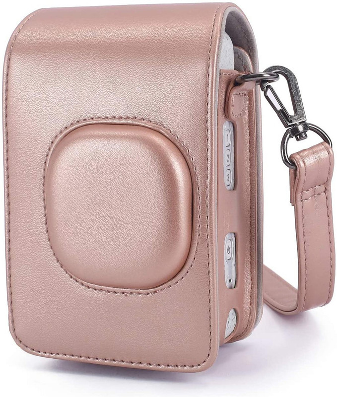 Zenko Instax Mini Liplay Instant Camera Blush Gold Case Camera Bag(Blush Gold)