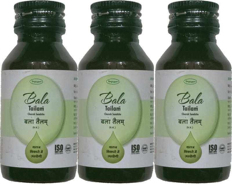 Nagarjun Bala Tailam 50ml (pack of 3) Each 50ml(Pack of 3, 150 ml)