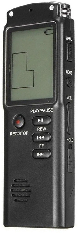 ALA T60 8GB LCD Display MP3 Player Voice Recorder USB Professional Dictaphone Digital Audio Voice Recorder with WAV MP3 Player | Inbuilt 8GB Memory | Rechargeable | Spy Product 8 GB Voice Recorder(1 inch Display)